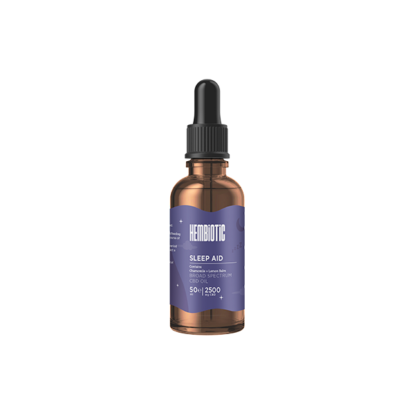 Hembiotic 2500mg Broad-Spectrum Bulk CBD Oil - 50ml