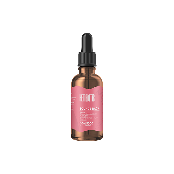 Hembiotic 5000mg Broad-Spectrum Bulk CBD Oil - 50ml