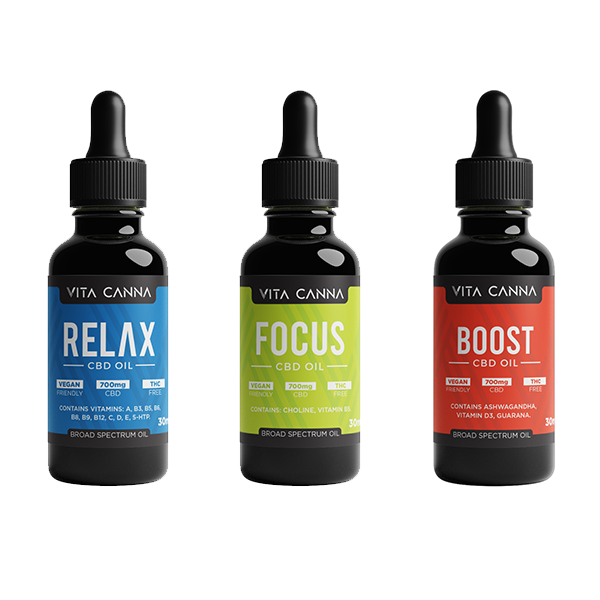 Vita Canna 700mg Broad Spectrum CBD C8 MCT Oil - 30ml