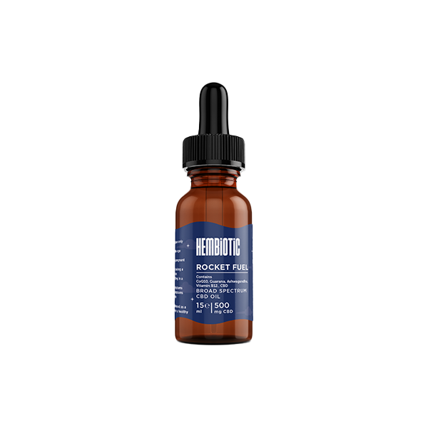Hembiotic 500mg Broad-Spectrum CBD Oil - 15ml