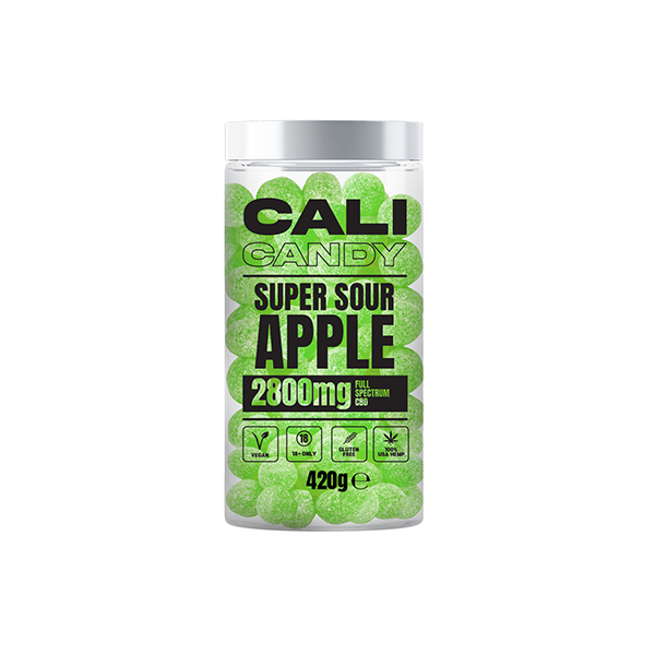 CALI CANDY MAX 2800mg Full Spectrum CBD Vegan Sweets - 10 Flavours