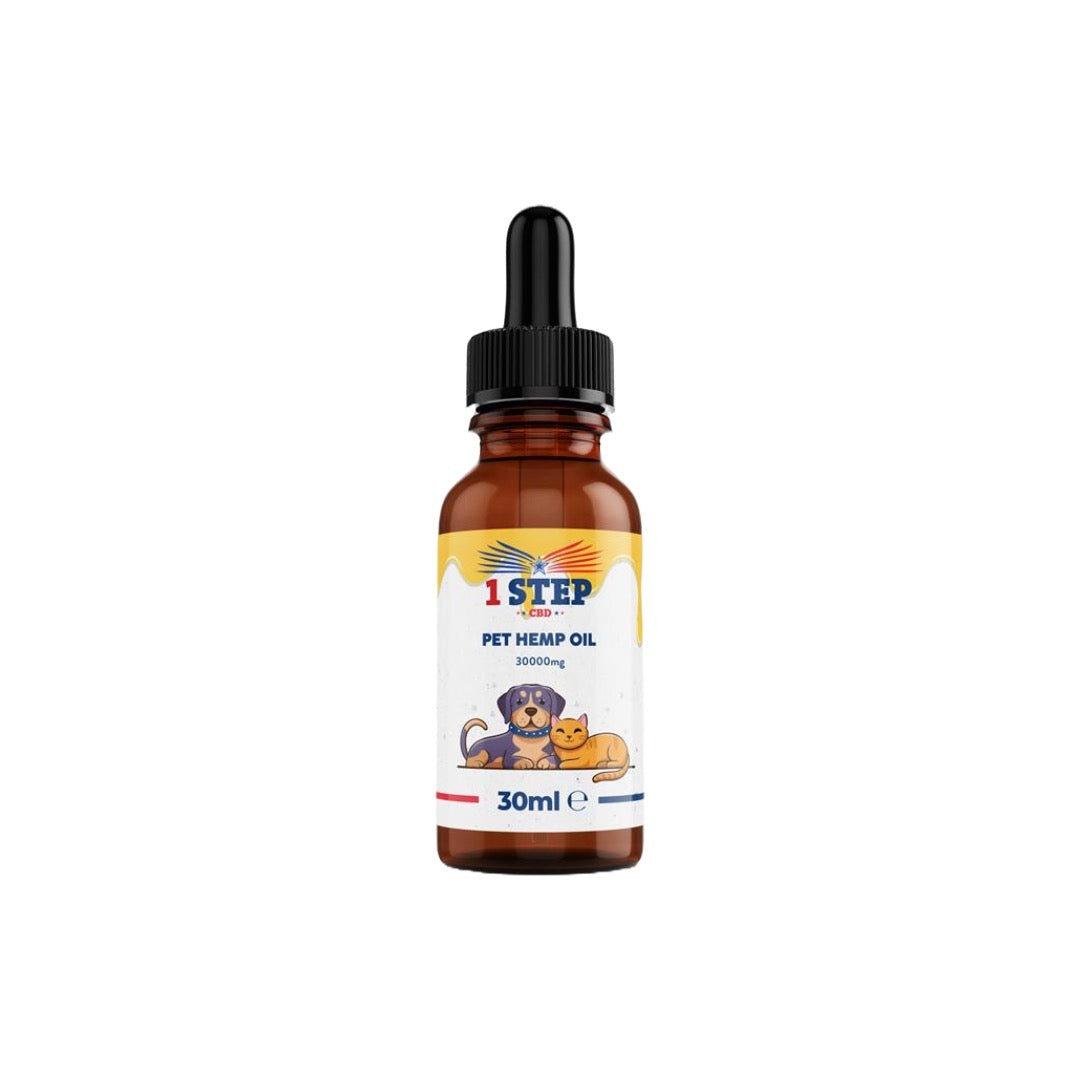 1 Step CBD 30000mg CBD Natural Pet Hemp Oil 30ml