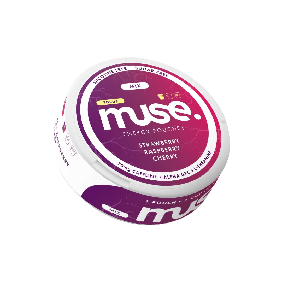 70mg Muse Focus Energy Pouches (UK Made) - 20 Pouches