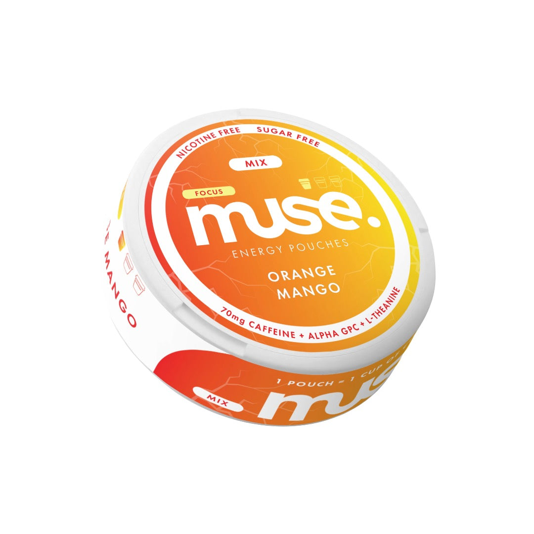 70mg Muse Focus Energy Pouches (UK Made) - 20 Pouches