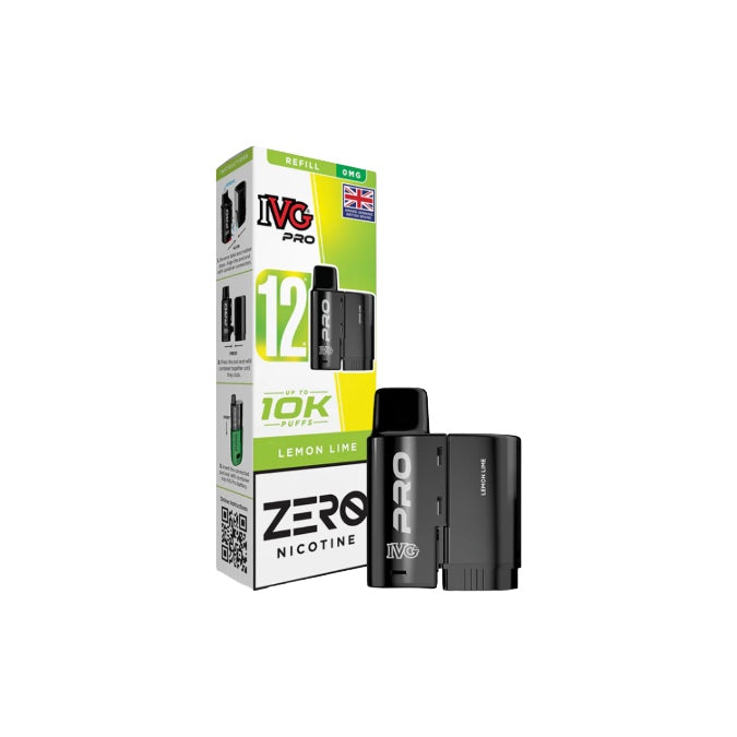 0mg IVG Pro 12 Refill Pods 10000 Puffs