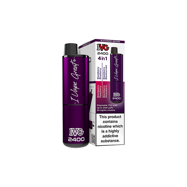 20mg I VG 2400 Disposable Vapes 2400 Puffs - 4 in 1 Edition