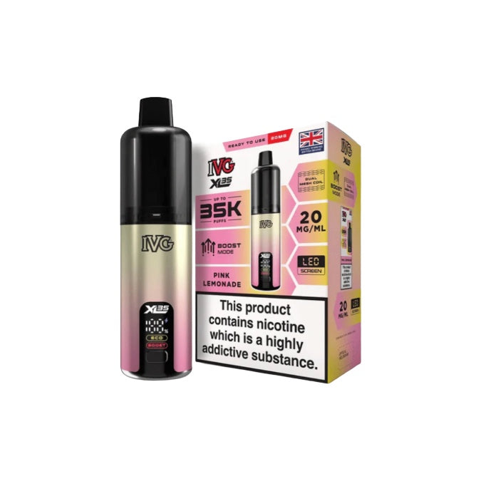20mg IVG XL 35K Prefilled Pod Vape Kit 35000 Puffs