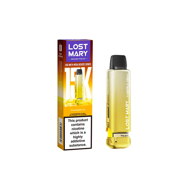 20mg Lost mary Nera 15k Prefilled Pod 15000 Puffs