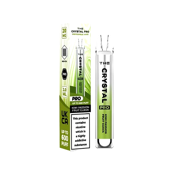 20mg The Crystal Pro Disposable Vape Device 600 Puffs