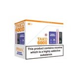 5 x 20mg Sikary Tako SP6000 Prefilled Pod Vape Kit 30000 Puffs - (1 Free Kit With Every Box Of 5)