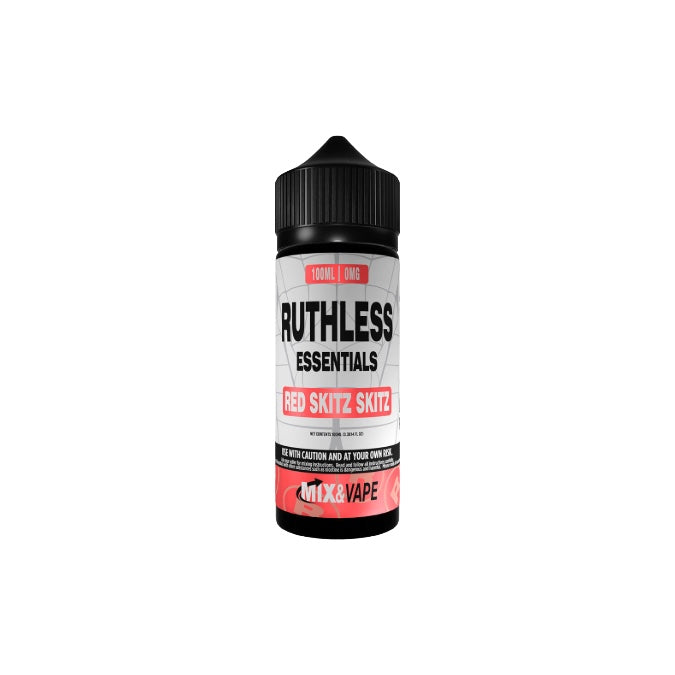 0mg Ruthless Essentials 100ml Shortfill (60VG/40PG)