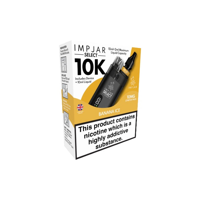 10mg Imp Jar Select 10ml Starter Vape Kit