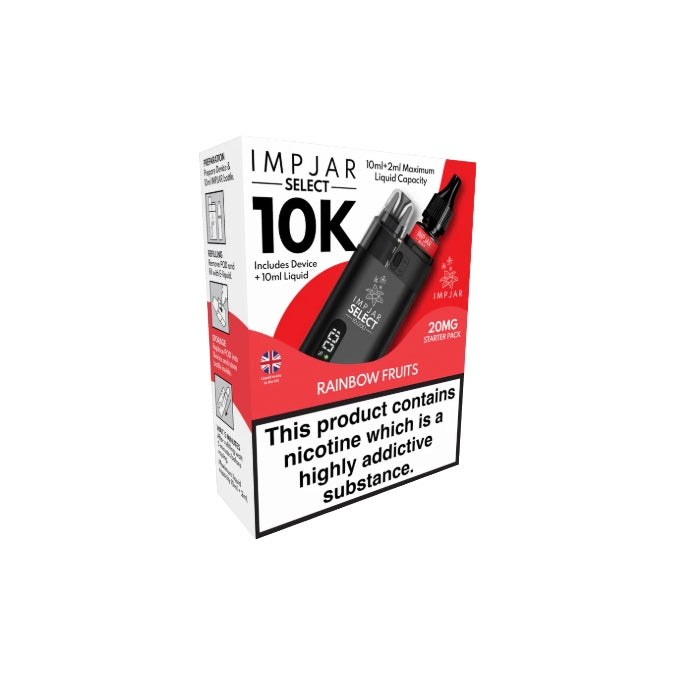 20mg Imp Jar Select 10ml Starter Vape Kit