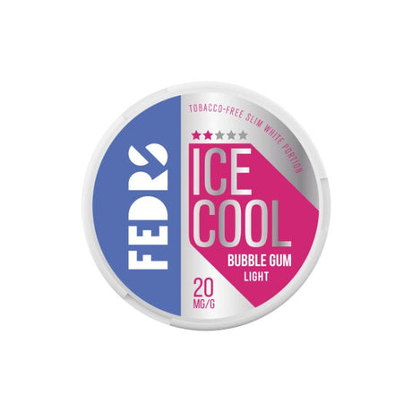 20mg FEDRS Ice Cool Light Nicotine Pouches - 20 Pouches