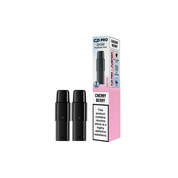 20mg Crystal Pro CP 600 Prefilled Pod 600 Puffs - 2 Pcs