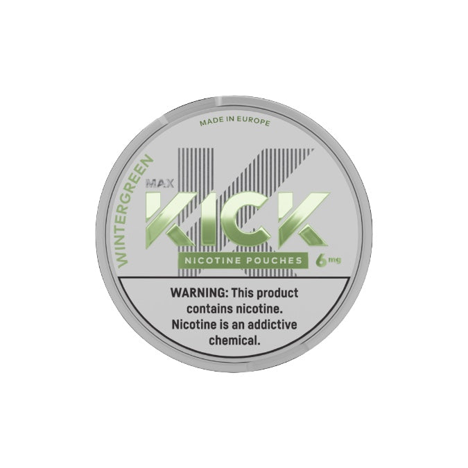 6mg Max Kick Nicotine Pouches - 20 Pouches
