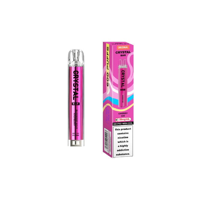 20mg Crystal Bar Original 600 Prefilled Pod Vape Kit