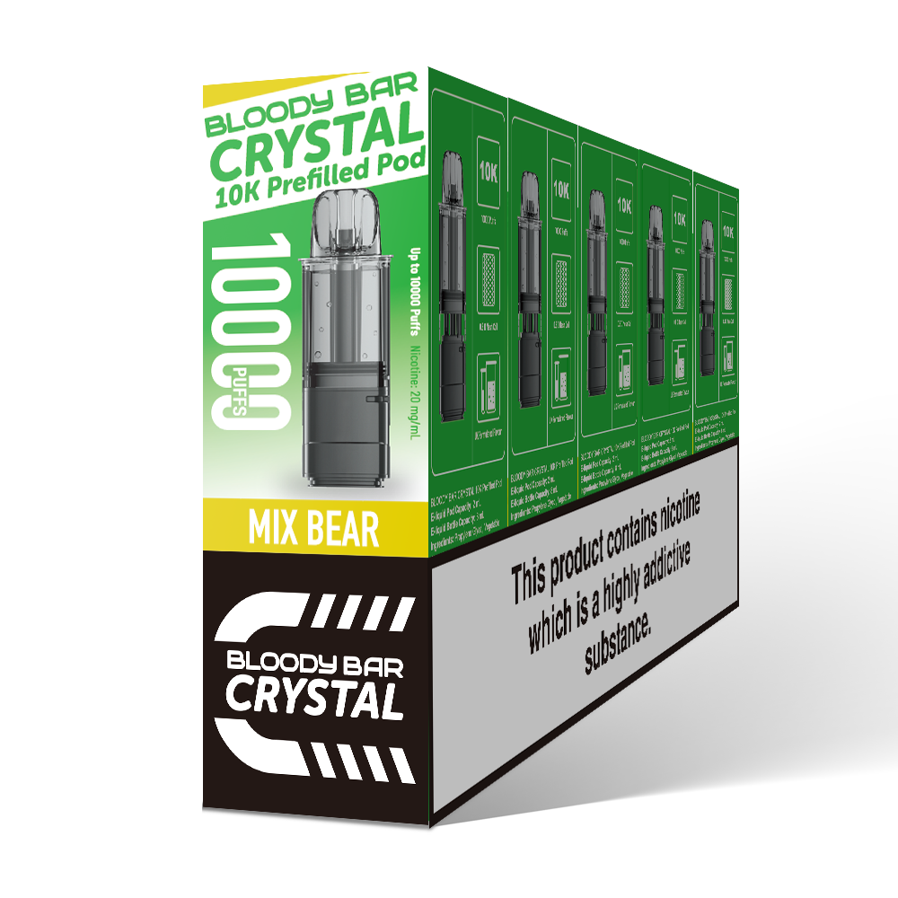 Bloody Bar Crystal 10k Prefilled Pod - 10000 Puffs