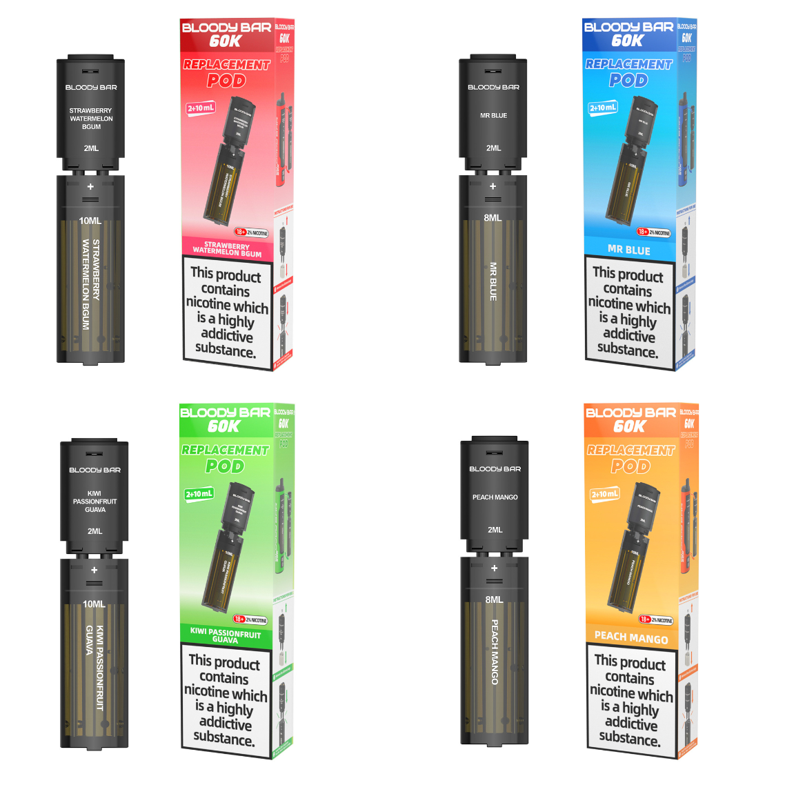 Bloody Bar 60k Prefilled Pods - 60000 Puffs