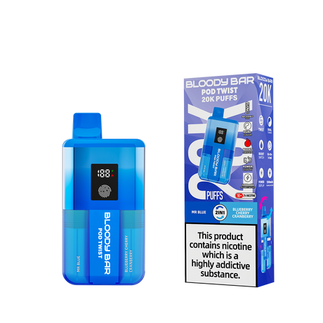 Bloody Bar 20k Twist Prefilled Pod Vape Kit - 20000 Puffs