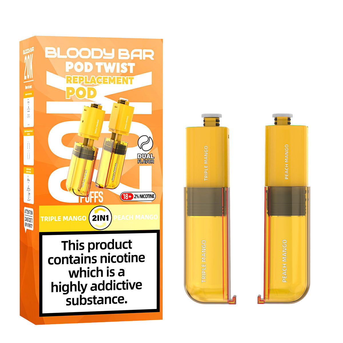 Bloody Bar 20k Twist Prefilled Pod - 20000 Puffs