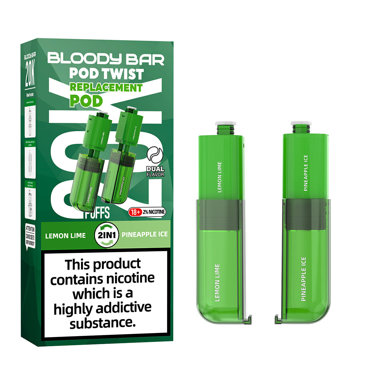 Bloody Bar 20k Twist Prefilled Pod - 20000 Puffs