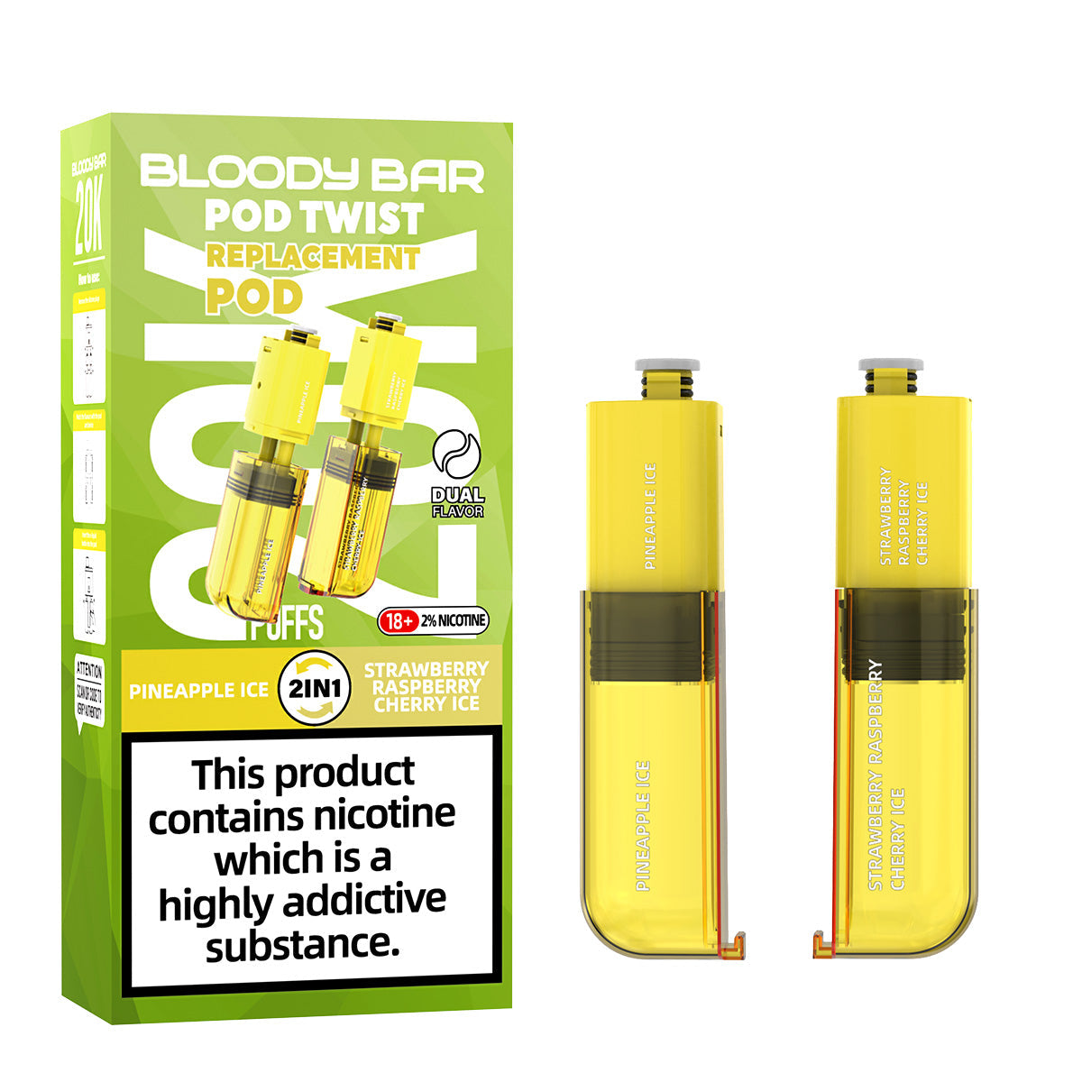 Bloody Bar 20k Twist Prefilled Pod - 20000 Puffs