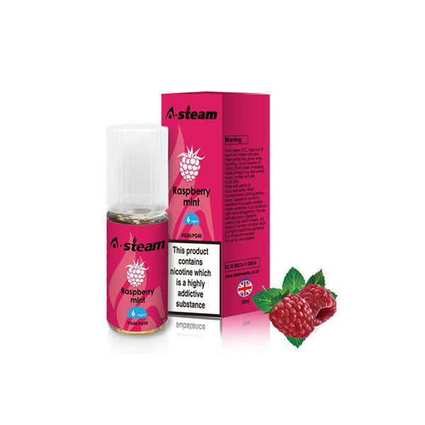 A-Steam Fruit Flavours 6MG 10ML (50VG/50PG)