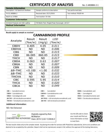 CBD Leafline 1000mg CBD Crumble (86%) Gelato 1g