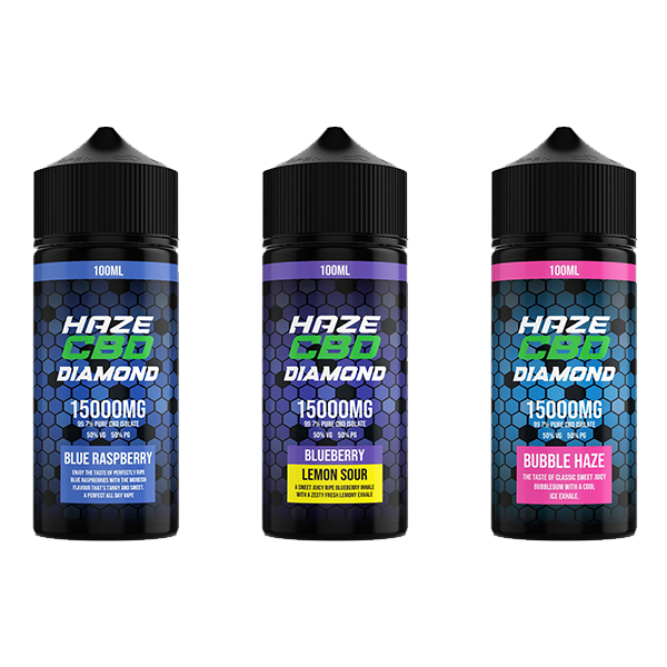 Haze CBD Diamond 15000mg CBD E-Liquid 100ml