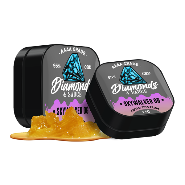 Diamonds &amp; Sauce 95% Broad Spectrum CBD Distillate - 1.5g