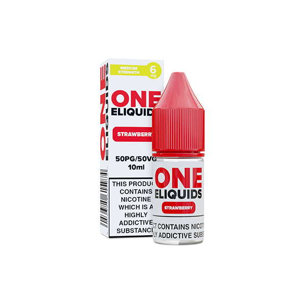 6mg One E-Liquids Flavoured Nic Shot 10ml (50VG/50PG)