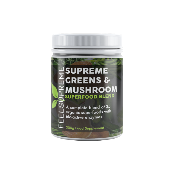 Feel Supreme Supreme Greens &amp; Mushroom Superfood Blend - 300g