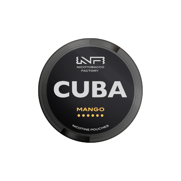 43mg CUBA Black Nicotine Pouches - 25 Pouches