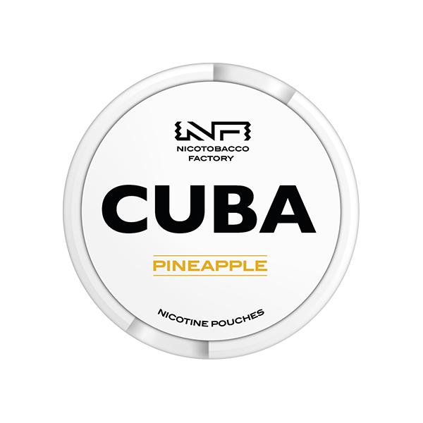 16mg CUBA White Nicotine Pouches - 25 Pouches