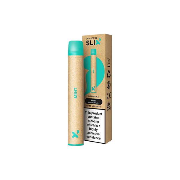 20mg ANDS Slix Recyclable Disposable Vape Device 600 Puffs