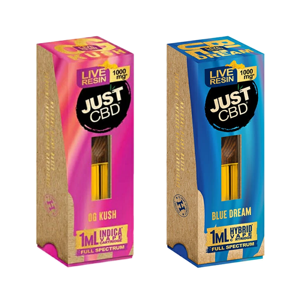 Just CBD Full Spectrum Live Resin 1000mg Signature Cartridges - 1ml