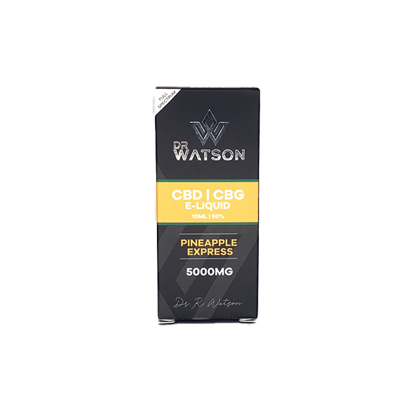Dr Watson 5000mg CBD E-Liquid Pineapple Express - 10ml Dr Watson 5000mg CBD E-Liquid Pineapple Express - 10ml