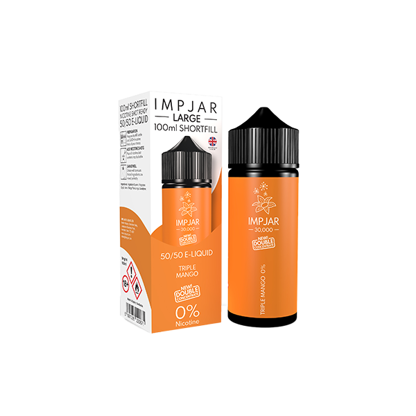 0mg Imp Jar Original 100ml Shortfill (50VG/50PG)