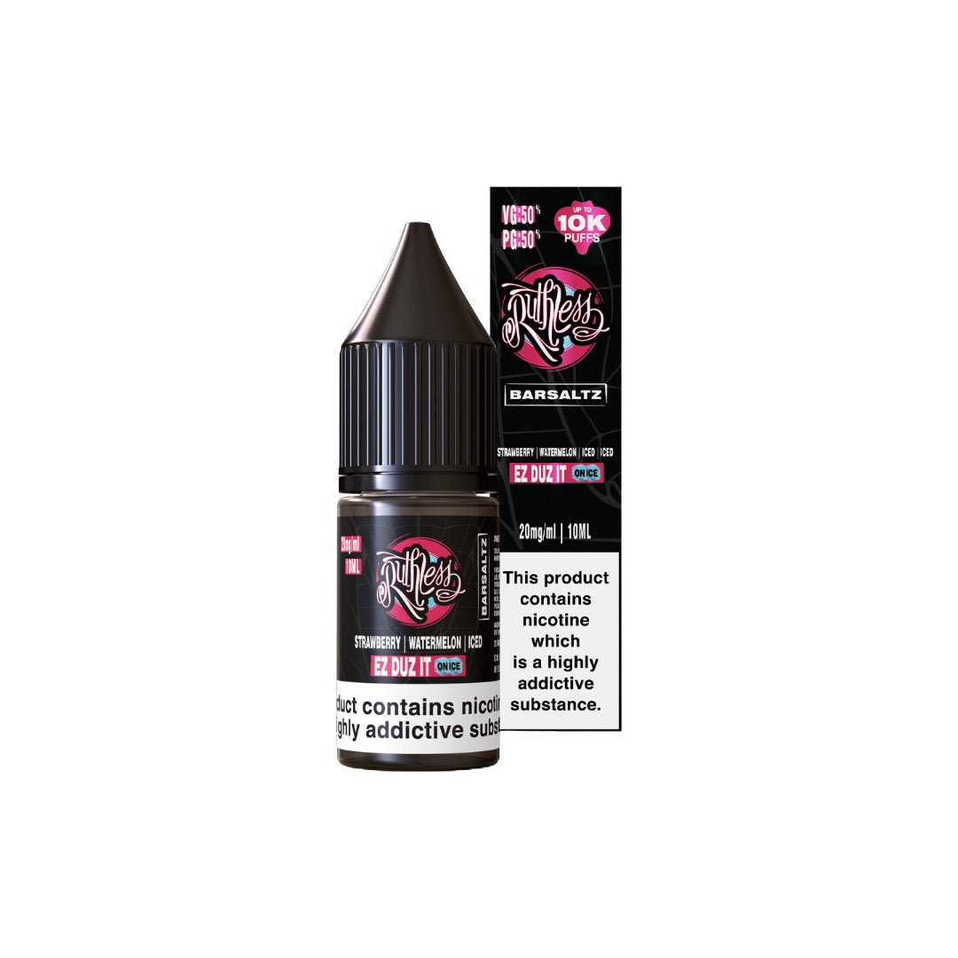20mg Ruthless Nic Salt 10ml (50VG/50PG)