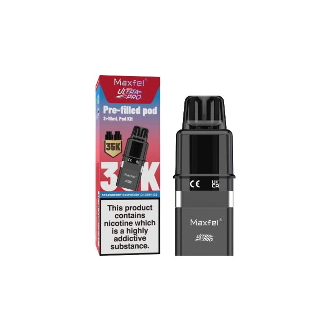 20mg Maxfel Ultra Pro Replacement Prefilled Pods 17500 Puffs