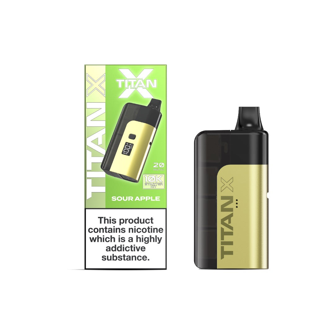 20mg Titan X 10k Puff Prefilled Pod Vape Kit