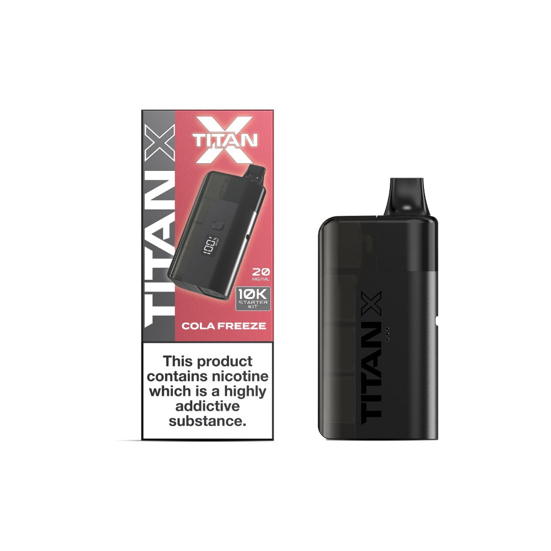 20mg Titan X 10k Puff Prefilled Pod Vape Kit