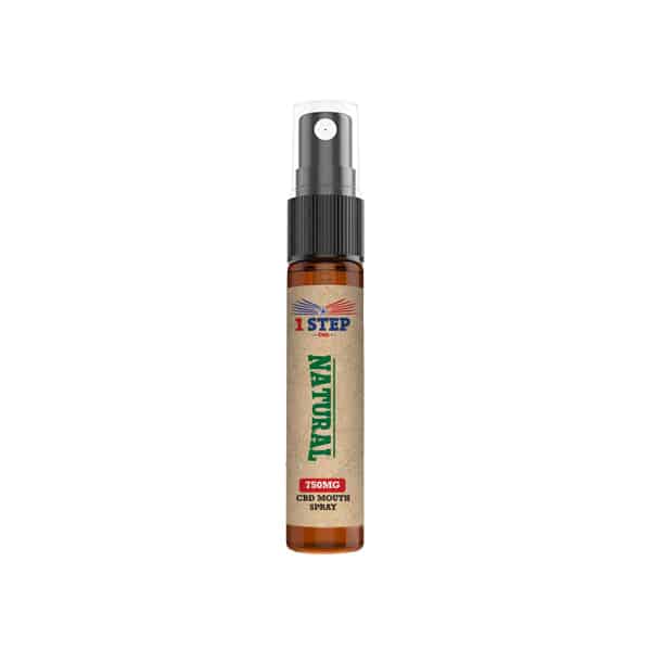 1 Step CBD 750mg CBD Natural Mouth Spray 10ml (BUY 1 GET 1 FREE)