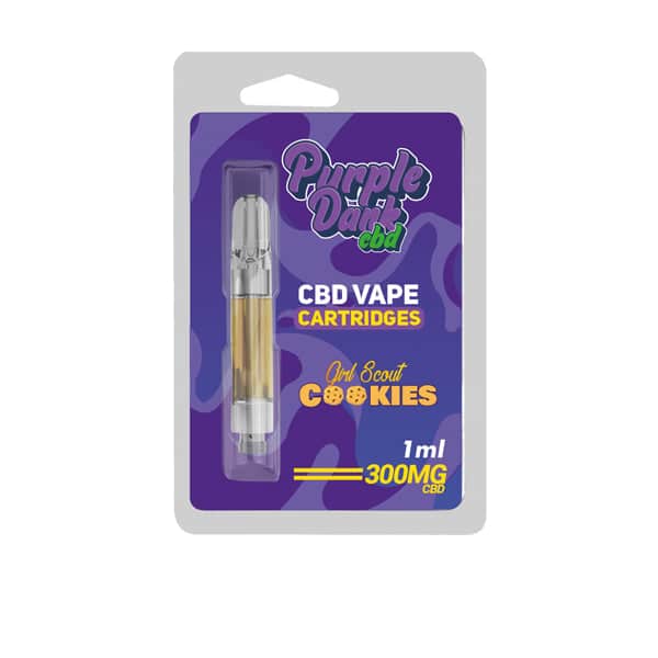 Purple Dabz CBD Vape Cartridges 300 & 600 MG