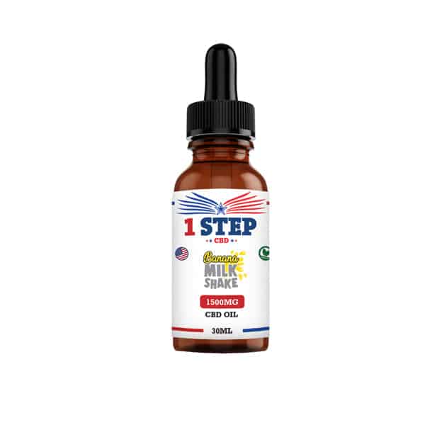 1 Step CBD 1500mg CBD Flavoured Oil 30ml (BUY 1 GET 1 FREE)