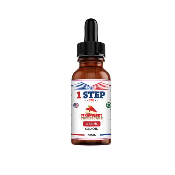 1 Step CBD 2000mg CBD Flavoured Oil 30ml (BUY 1 GET 1 FREE)