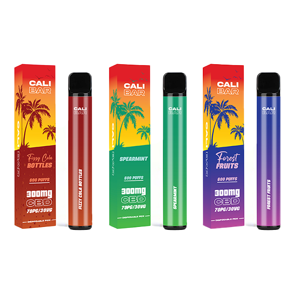 CALI BAR 300mg CBD Disposable Vape Device 600 Puffs