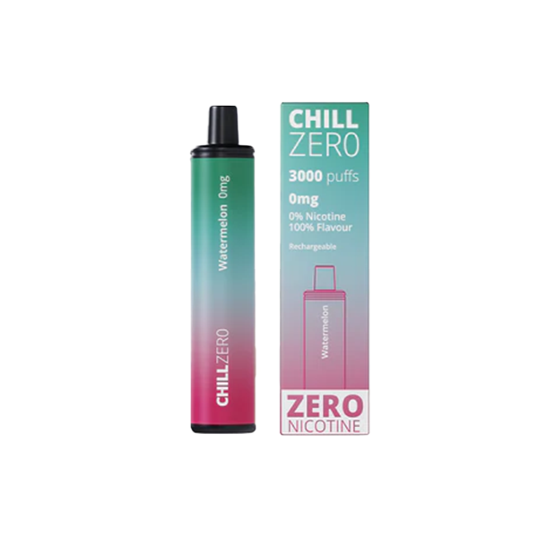 0mg Chill Zero Disposable Vape 3000 Puffs